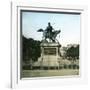 Statue of Prince Ferdinand of Savoy (1822-1855), Duke of Genoa, Turin, Solferino Square, Circa 1890-Leon, Levy et Fils-Framed Photographic Print