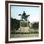 Statue of Prince Ferdinand of Savoy (1822-1855), Duke of Genoa, Turin, Solferino Square, Circa 1890-Leon, Levy et Fils-Framed Photographic Print