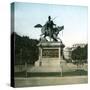 Statue of Prince Ferdinand of Savoy (1822-1855), Duke of Genoa, Turin, Solferino Square, Circa 1890-Leon, Levy et Fils-Stretched Canvas