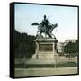 Statue of Prince Ferdinand of Savoy (1822-1855), Duke of Genoa, Turin, Solferino Square, Circa 1890-Leon, Levy et Fils-Framed Stretched Canvas