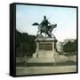 Statue of Prince Ferdinand of Savoy (1822-1855), Duke of Genoa, Turin, Solferino Square, Circa 1890-Leon, Levy et Fils-Framed Stretched Canvas