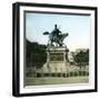 Statue of Prince Ferdinand of Savoy (1822-1855), Duke of Genoa, Turin, Solferino Square, Circa 1890-Leon, Levy et Fils-Framed Photographic Print