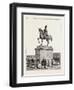 Statue of Prince Schwarzenberg, Vienna, Austria, 1873-null-Framed Premium Giclee Print