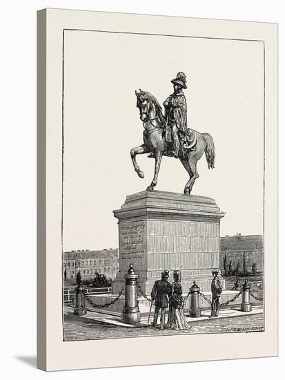 Statue of Prince Schwarzenberg, Vienna, Austria, 1873-null-Stretched Canvas