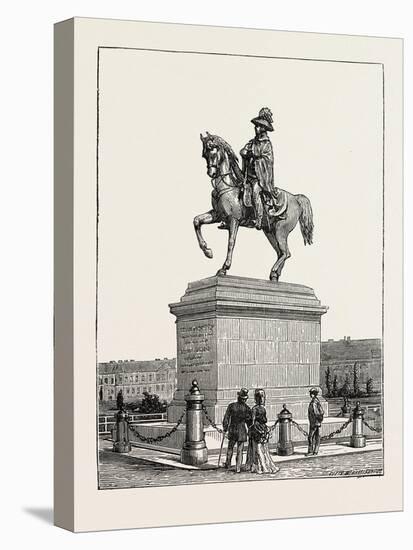 Statue of Prince Schwarzenberg, Vienna, Austria, 1873-null-Stretched Canvas