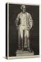 Statue of Professor Faraday in the Hall of the Royal Institution-null-Stretched Canvas