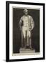 Statue of Professor Faraday in the Hall of the Royal Institution-null-Framed Giclee Print