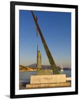 Statue of Pythagoras (Greek Philosopher and Mathematician), Pythagorion, Samos, Greece-Stuart Black-Framed Photographic Print