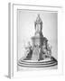 Statue of Queen Anne Erected as a Celebration of the Completion of St Paul's Cathedral, 1713-null-Framed Giclee Print