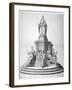 Statue of Queen Anne Erected as a Celebration of the Completion of St Paul's Cathedral, 1713-null-Framed Giclee Print