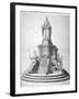 Statue of Queen Anne Erected as a Celebration of the Completion of St Paul's Cathedral, 1713-null-Framed Giclee Print