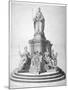 Statue of Queen Anne Erected as a Celebration of the Completion of St Paul's Cathedral, 1713-null-Mounted Giclee Print