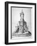 Statue of Queen Anne Erected as a Celebration of the Completion of St Paul's Cathedral, 1713-null-Framed Giclee Print