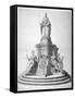Statue of Queen Anne Erected as a Celebration of the Completion of St Paul's Cathedral, 1713-null-Framed Stretched Canvas