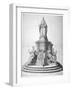 Statue of Queen Anne Erected as a Celebration of the Completion of St Paul's Cathedral, 1713-null-Framed Giclee Print