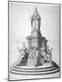 Statue of Queen Anne Erected as a Celebration of the Completion of St Paul's Cathedral, 1713-null-Mounted Giclee Print