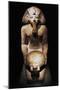 Statue of Queen Hatshepsut Depicted as Male and Pharaoh,-null-Mounted Giclee Print