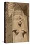 Statue of Queen Nefertari, Sun Temple, Abu Simbel, Egypt, North Africa, Africa-Richard Maschmeyer-Stretched Canvas