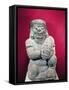 Statue of Raksasas, Demon Enemy of Gods and Men, from Java, Indonesian Art, 12th Century-null-Framed Stretched Canvas