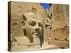 Statue of Ramses II and Obelisk, Luxor Temple, Luxor, Egypt, North Africa-Gavin Hellier-Stretched Canvas