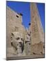 Statue of Ramses II and Obelisk, Luxor Temple, Luxor, Egypt, North Africa-Gavin Hellier-Mounted Photographic Print