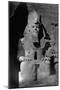 Statue of Ramses II at the Temple of Ramses II-Francis Frith-Mounted Premium Photographic Print