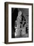 Statue of Ramses II at the Temple of Ramses II-Francis Frith-Framed Photographic Print