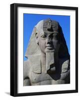 Statue of Ramses II, Great Temple of Amun, Tanis, Egypt-null-Framed Giclee Print