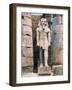 Statue of Ramses II, Luxor, Egypt, 20th Century-null-Framed Giclee Print