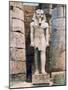 Statue of Ramses II, Luxor, Egypt, 20th Century-null-Mounted Giclee Print