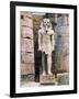 Statue of Ramses II, Luxor, Egypt, 20th Century-null-Framed Giclee Print