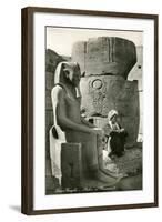 Statue of Ramses II, Luxor, Egypt-null-Framed Art Print