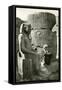 Statue of Ramses II, Luxor, Egypt-null-Framed Stretched Canvas