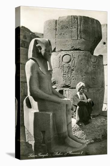 Statue of Ramses II, Luxor, Egypt-null-Stretched Canvas