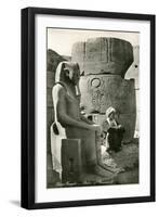 Statue of Ramses II, Luxor, Egypt-null-Framed Art Print