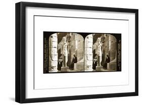 Statue of Ramses II, Luxor Temple, 1908-Science Source-Framed Giclee Print