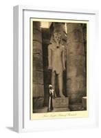 Statue of Ramses II, Luxor-null-Framed Art Print