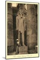 Statue of Ramses II, Luxor-null-Mounted Art Print