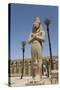 Statue of Ramses Ii with His Daughter Benta-Anta-Richard Maschmeyer-Stretched Canvas