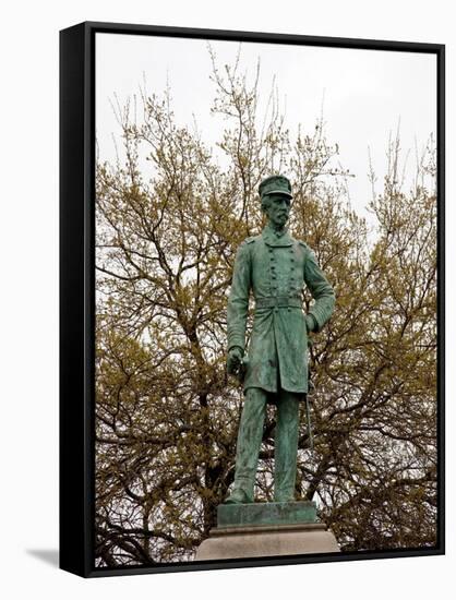 Statue Of Rear Admiral Raphael Semmes, Mobile, Alabama-Carol Highsmith-Framed Stretched Canvas