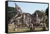 Statue of Reclining Buddha-null-Framed Stretched Canvas