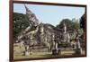 Statue of Reclining Buddha-null-Framed Giclee Print