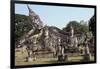 Statue of Reclining Buddha-null-Framed Giclee Print