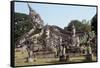 Statue of Reclining Buddha-null-Framed Stretched Canvas