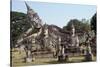 Statue of Reclining Buddha-null-Stretched Canvas