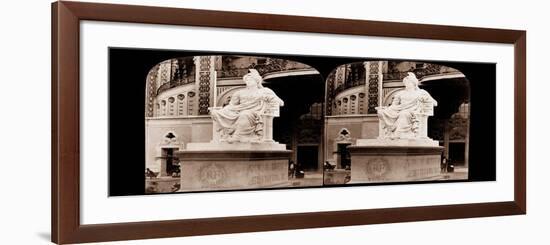 Statue of Republique by Auguste Clesinger, Exposition Universelle, 1878-null-Framed Giclee Print