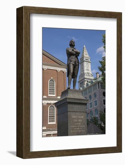 Statue of Revolutionary Patriot, Samuel Adams-Joseph Sohm-Framed Photographic Print