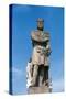 Statue of Robert Bruce at Site of Battle of Bannockburn, 1315-null-Stretched Canvas