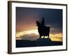 Statue of Robert Bruce, Bannockburn, Stirlingshire, Scotland, United Kingdom-Adam Woolfitt-Framed Photographic Print