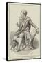 Statue of Robert Burns at New York-null-Framed Stretched Canvas